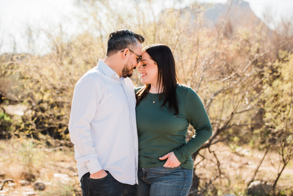 red mountain engagement session photos