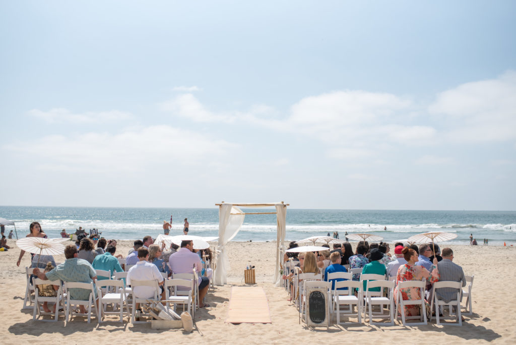 beach wedding ceremony site 