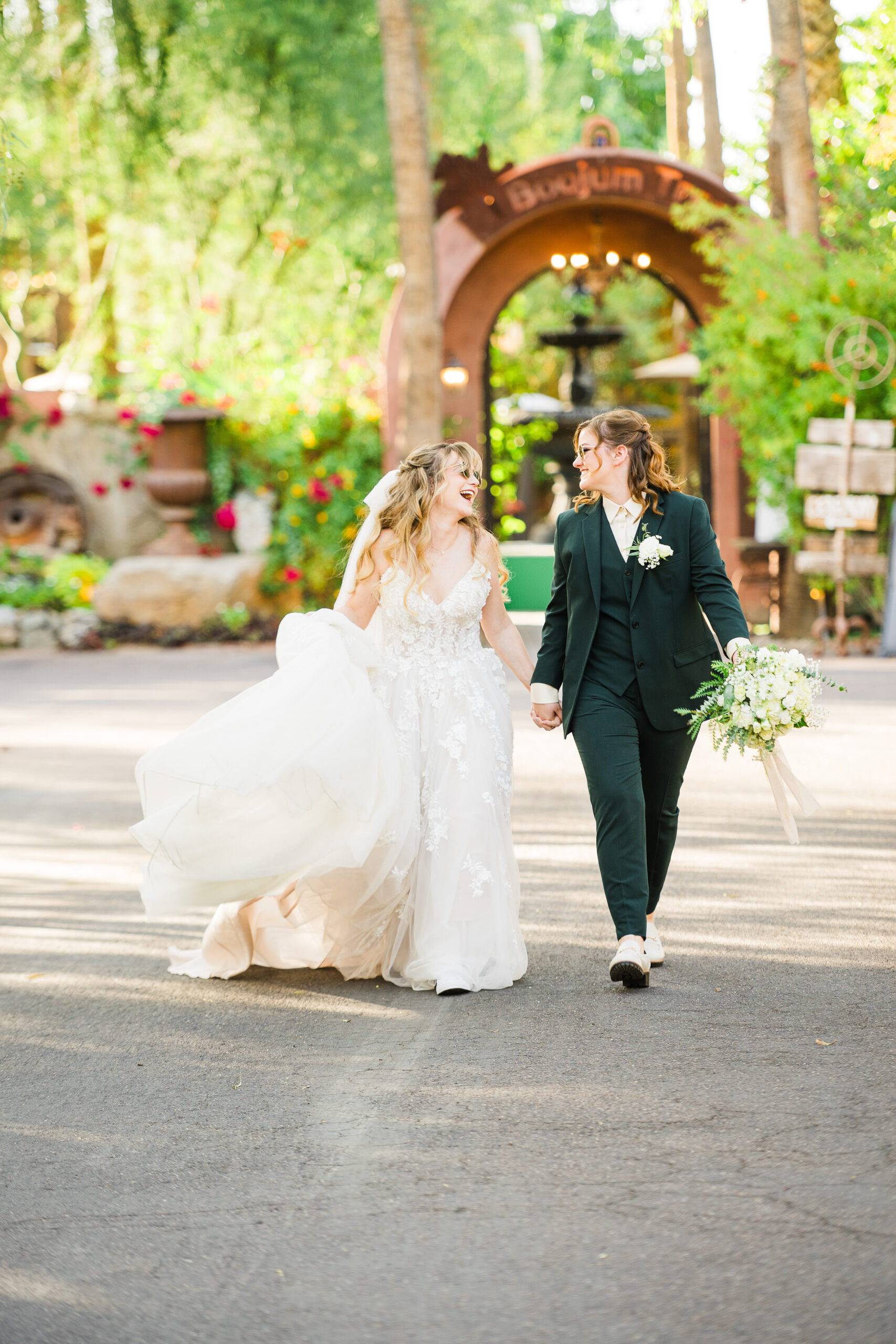 Boojum tree hidden gardens wedding 